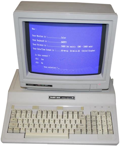 tandy 1000ex|DOS Days .